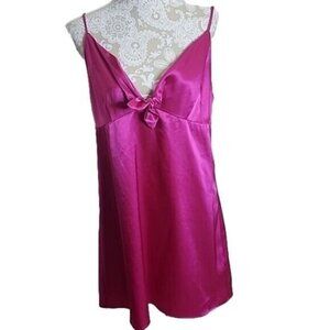 Topshop Pink Silky Slip Mini Dress Party Women's 10
